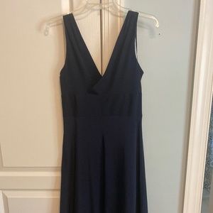 J Crew bridesmaid dress size 6 navy style# 62983